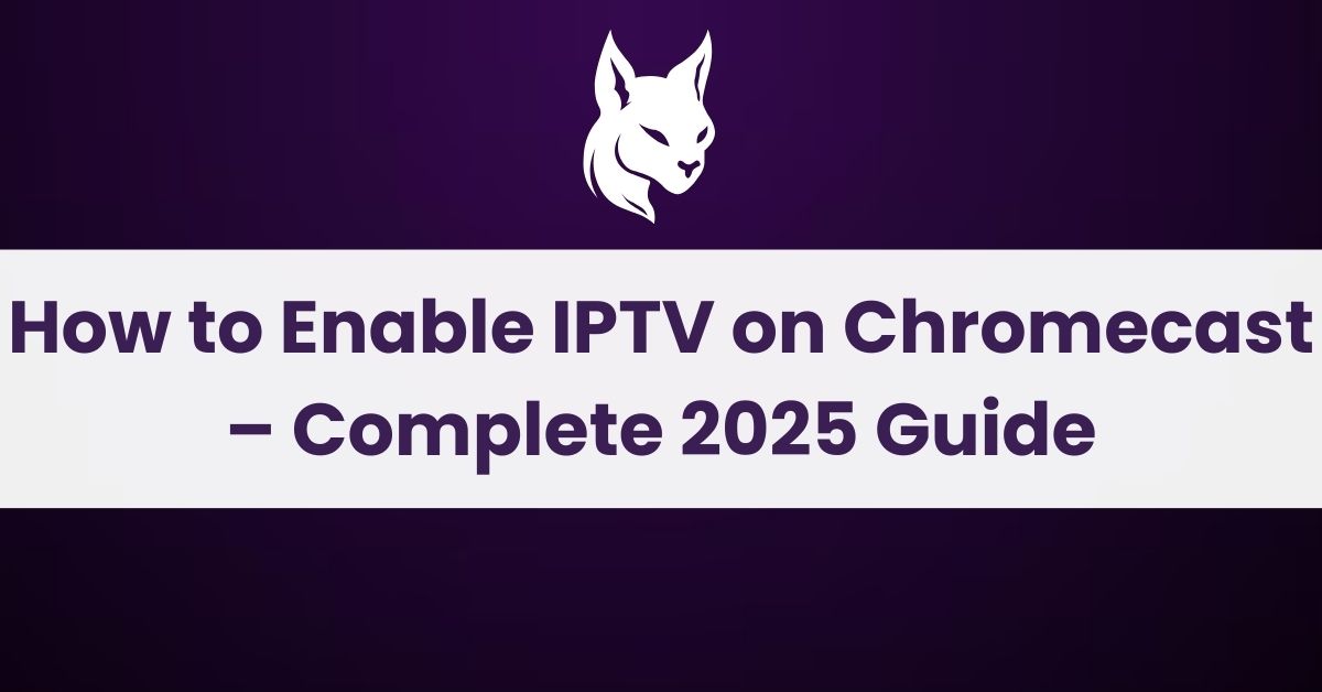 Streaming IPTV on a TV using Google Chromecast device from a smartphone