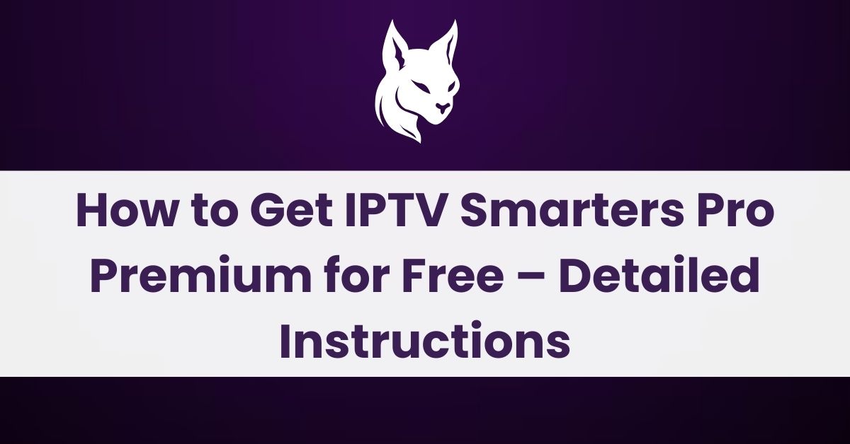 Modern IPTV setup on a smart TV screen showing IPTV Smarters Pro Premium interface with multi-screen and EPG features.